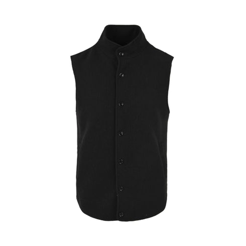 Daniele Alessandrini Gilet Gilet Uomo modello coreano Nero - Francavilla Moda